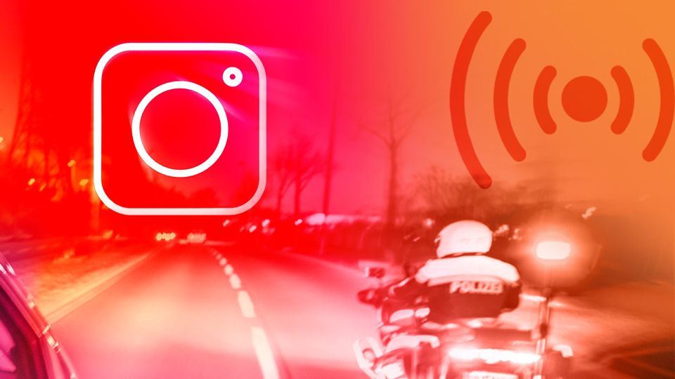 Polizei MK bei Instagram Broadcast